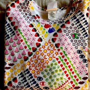 Urban outfitters and Champion collab for this size Large crewneck. Bnwt!